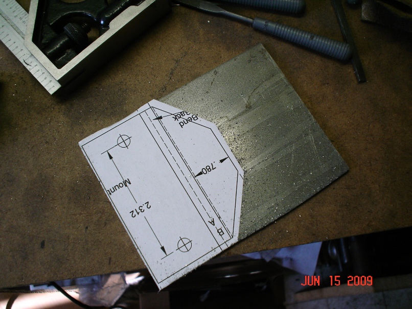 Tail Wheel Mounting Plate
